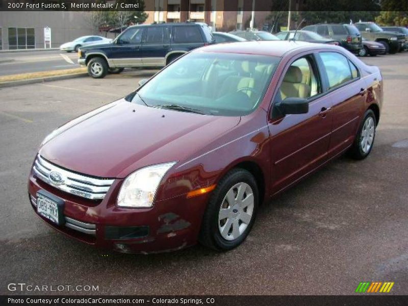 Merlot Metallic / Camel 2007 Ford Fusion S