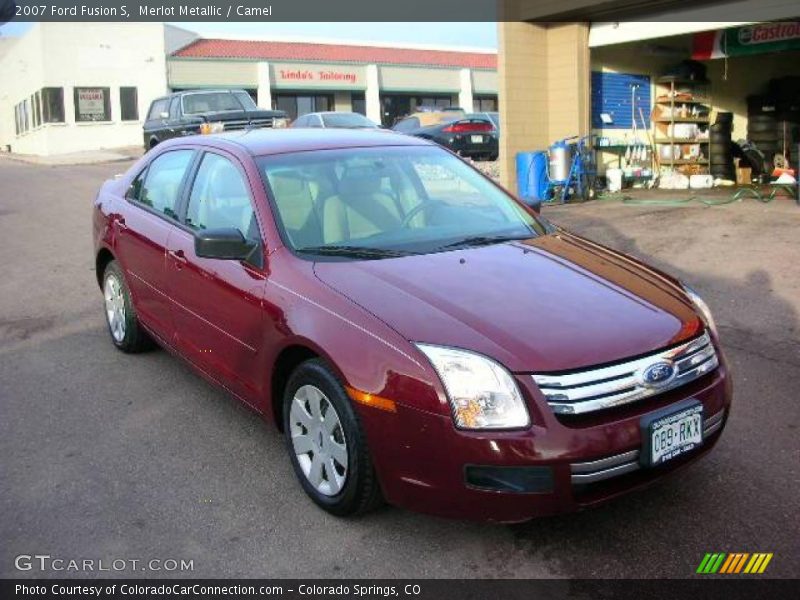 Merlot Metallic / Camel 2007 Ford Fusion S