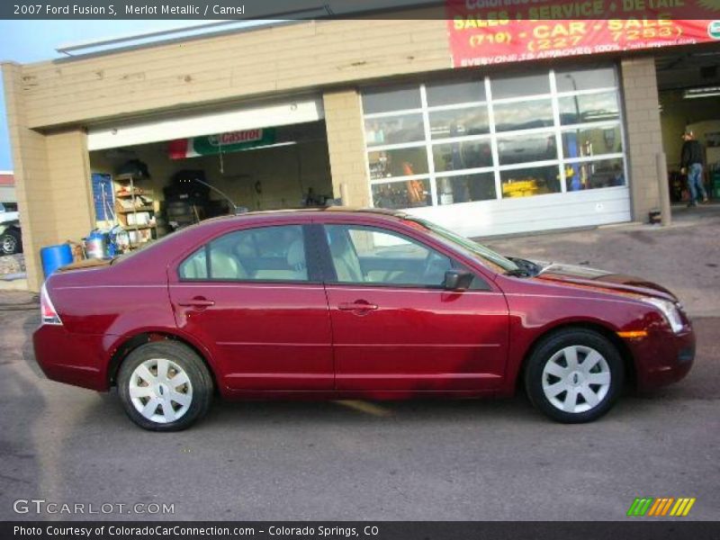 Merlot Metallic / Camel 2007 Ford Fusion S