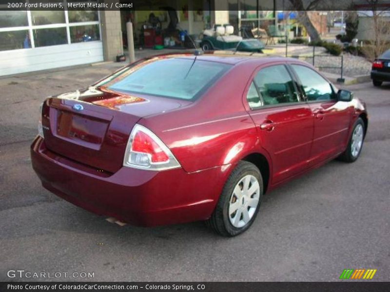 Merlot Metallic / Camel 2007 Ford Fusion S