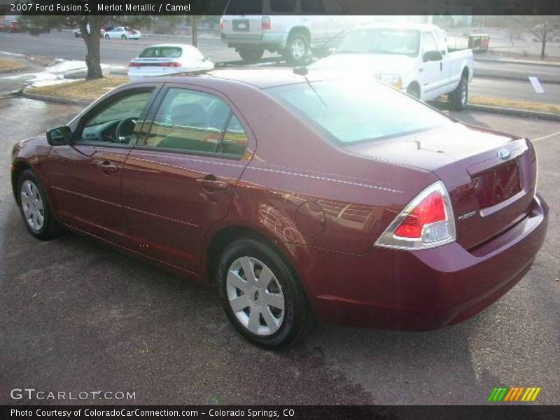 Merlot Metallic / Camel 2007 Ford Fusion S