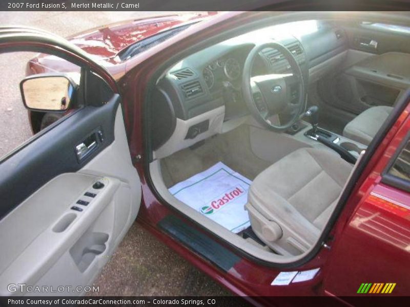 Merlot Metallic / Camel 2007 Ford Fusion S