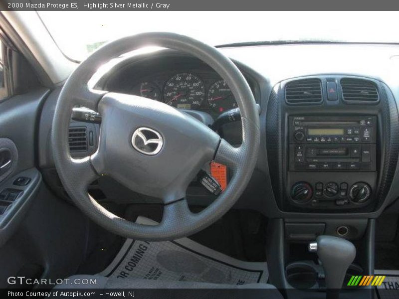 Highlight Silver Metallic / Gray 2000 Mazda Protege ES