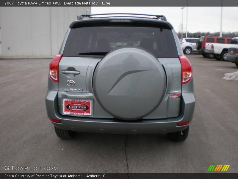 Everglade Metallic / Taupe 2007 Toyota RAV4 Limited 4WD