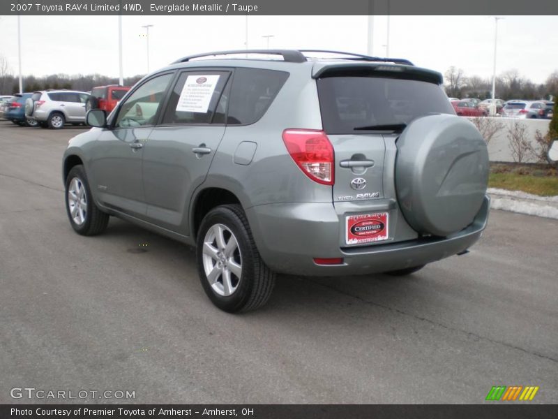 Everglade Metallic / Taupe 2007 Toyota RAV4 Limited 4WD