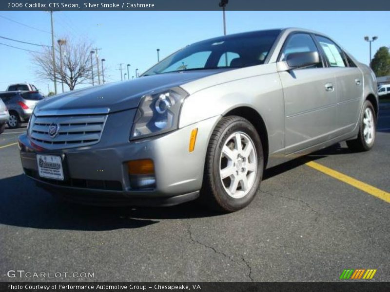 Silver Smoke / Cashmere 2006 Cadillac CTS Sedan