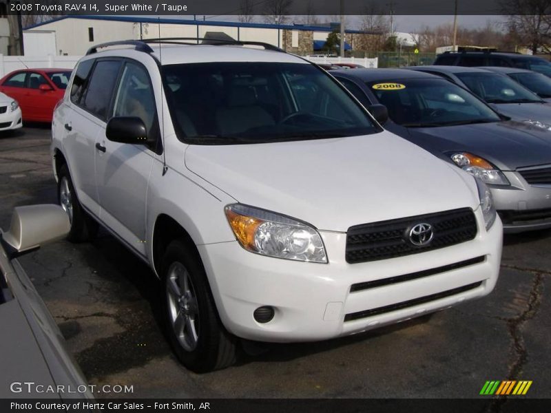 Super White / Taupe 2008 Toyota RAV4 I4
