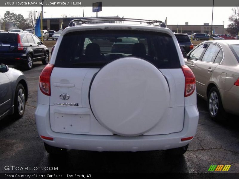 Super White / Taupe 2008 Toyota RAV4 I4