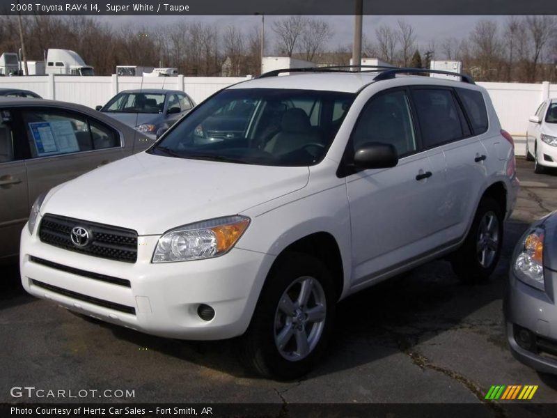 Super White / Taupe 2008 Toyota RAV4 I4