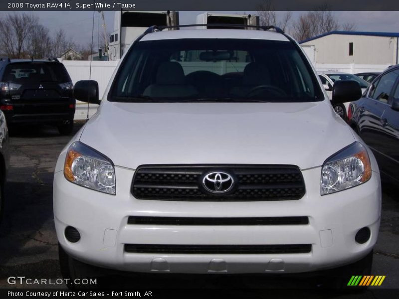 Super White / Taupe 2008 Toyota RAV4 I4