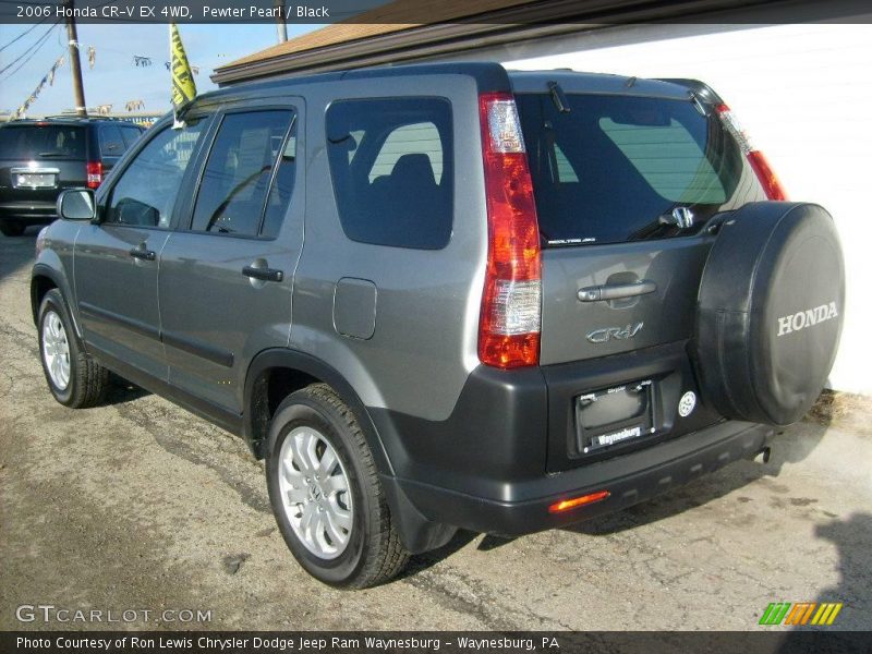 Pewter Pearl / Black 2006 Honda CR-V EX 4WD