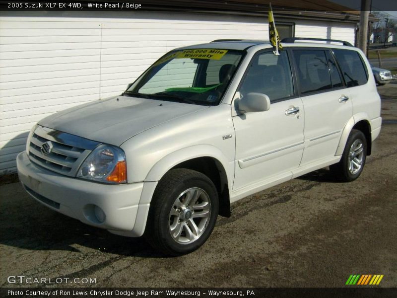 White Pearl / Beige 2005 Suzuki XL7 EX 4WD