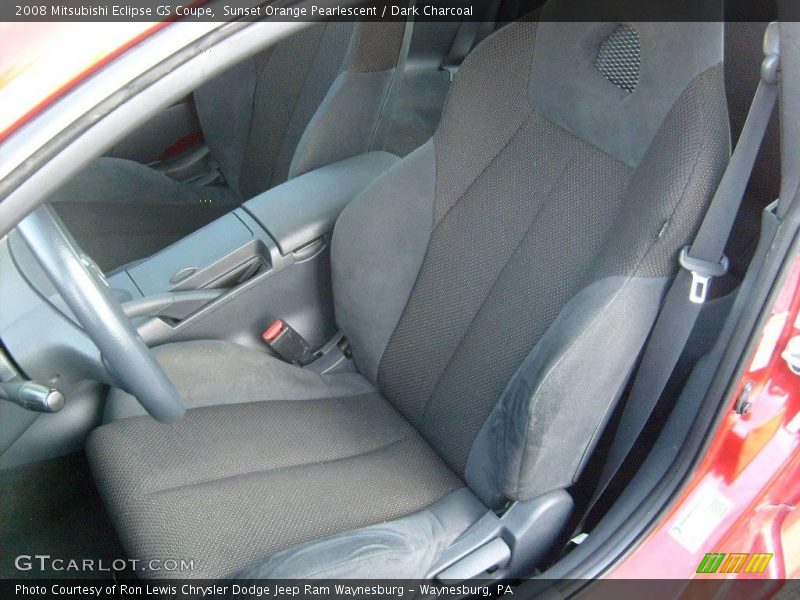 Sunset Orange Pearlescent / Dark Charcoal 2008 Mitsubishi Eclipse GS Coupe