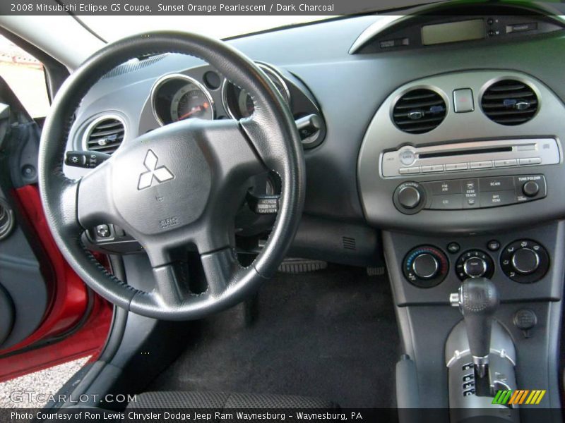 Sunset Orange Pearlescent / Dark Charcoal 2008 Mitsubishi Eclipse GS Coupe
