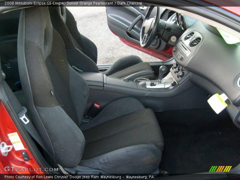 Sunset Orange Pearlescent / Dark Charcoal 2008 Mitsubishi Eclipse GS Coupe