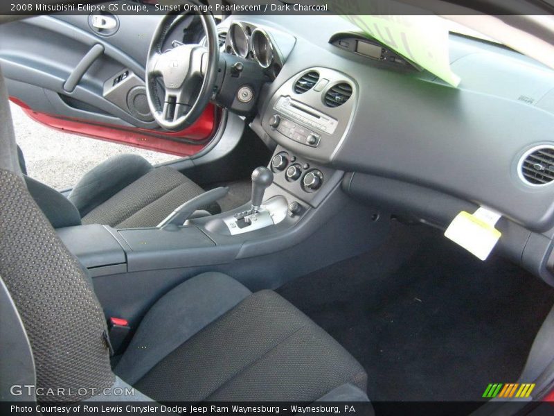 Sunset Orange Pearlescent / Dark Charcoal 2008 Mitsubishi Eclipse GS Coupe