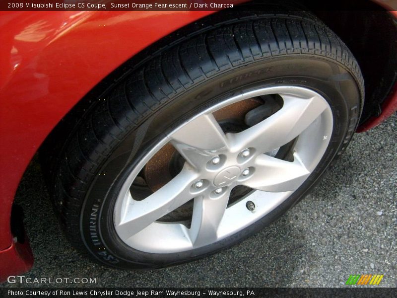 Sunset Orange Pearlescent / Dark Charcoal 2008 Mitsubishi Eclipse GS Coupe