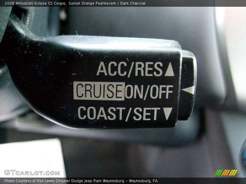 Sunset Orange Pearlescent / Dark Charcoal 2008 Mitsubishi Eclipse GS Coupe