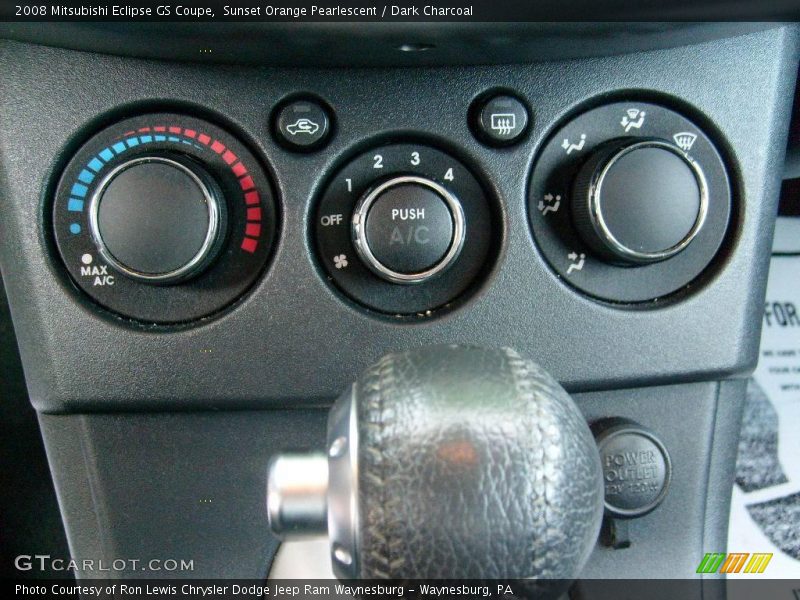 Sunset Orange Pearlescent / Dark Charcoal 2008 Mitsubishi Eclipse GS Coupe