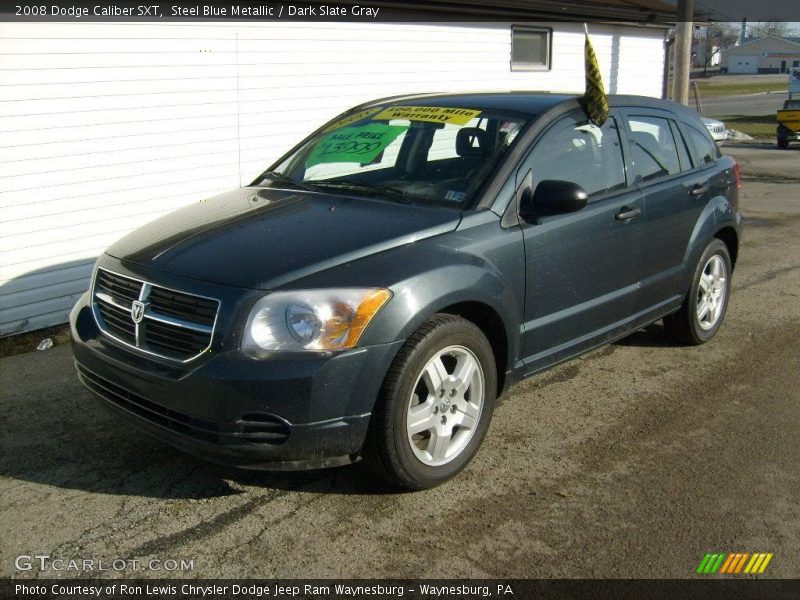 Steel Blue Metallic / Dark Slate Gray 2008 Dodge Caliber SXT