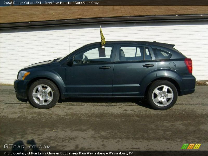 Steel Blue Metallic / Dark Slate Gray 2008 Dodge Caliber SXT