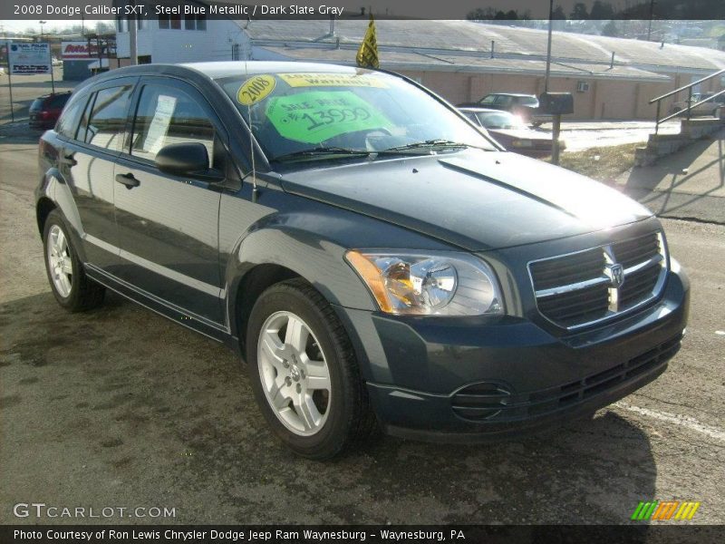 Steel Blue Metallic / Dark Slate Gray 2008 Dodge Caliber SXT