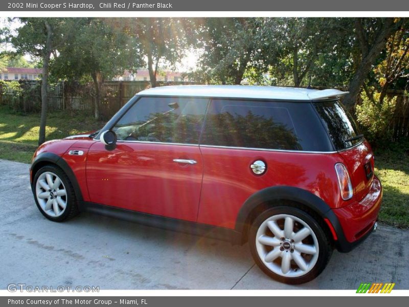 Chili Red / Panther Black 2002 Mini Cooper S Hardtop