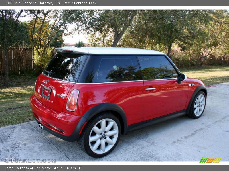 Chili Red / Panther Black 2002 Mini Cooper S Hardtop