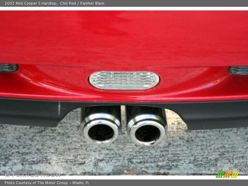 Chili Red / Panther Black 2002 Mini Cooper S Hardtop