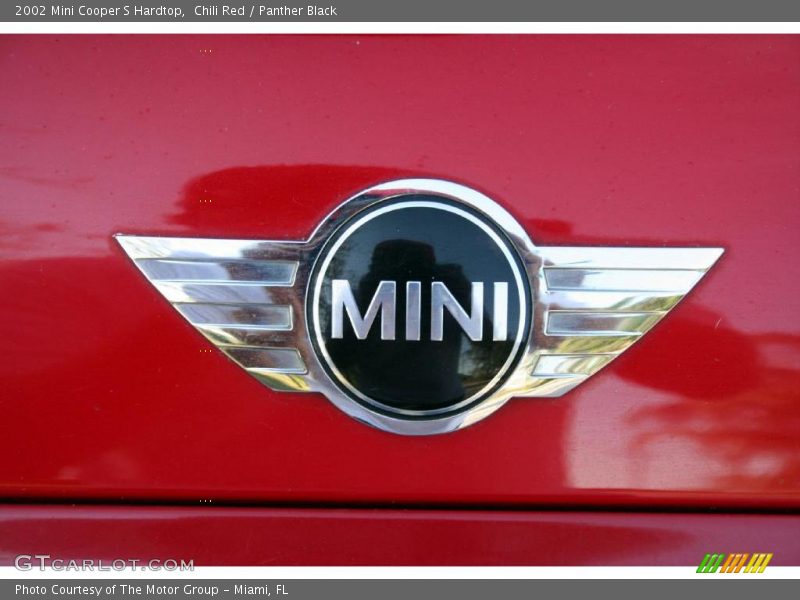 Chili Red / Panther Black 2002 Mini Cooper S Hardtop