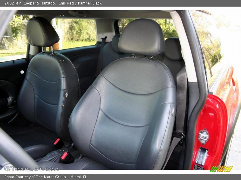 Chili Red / Panther Black 2002 Mini Cooper S Hardtop