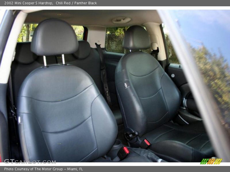 Chili Red / Panther Black 2002 Mini Cooper S Hardtop