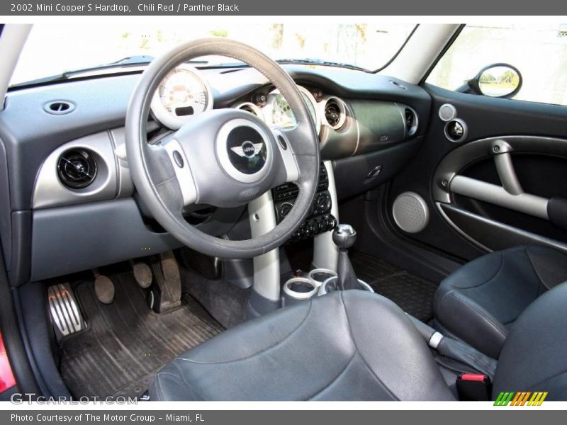 Chili Red / Panther Black 2002 Mini Cooper S Hardtop