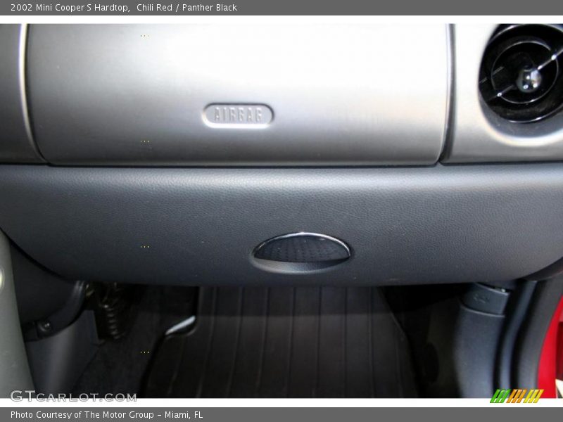 Chili Red / Panther Black 2002 Mini Cooper S Hardtop
