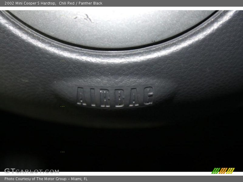 Chili Red / Panther Black 2002 Mini Cooper S Hardtop