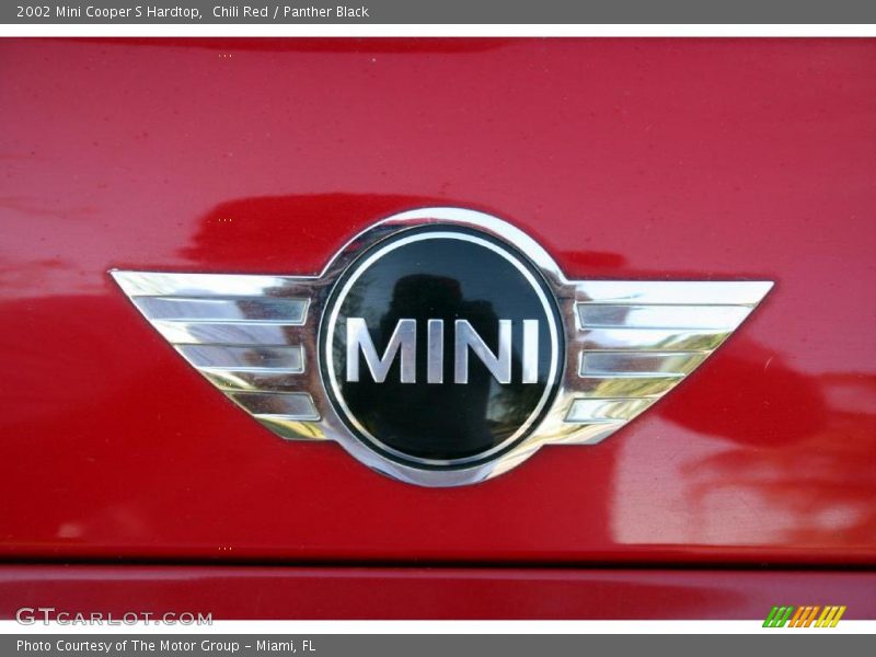 Chili Red / Panther Black 2002 Mini Cooper S Hardtop