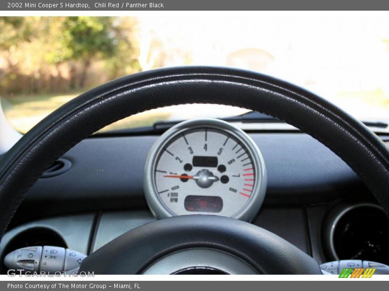 Chili Red / Panther Black 2002 Mini Cooper S Hardtop
