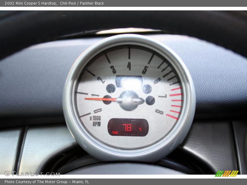 Chili Red / Panther Black 2002 Mini Cooper S Hardtop