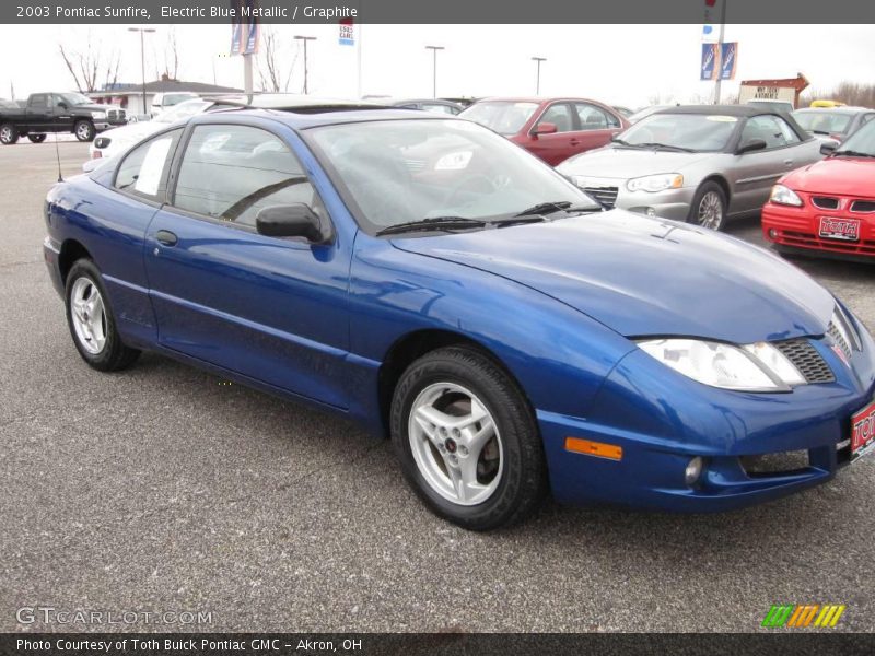 Electric Blue Metallic / Graphite 2003 Pontiac Sunfire