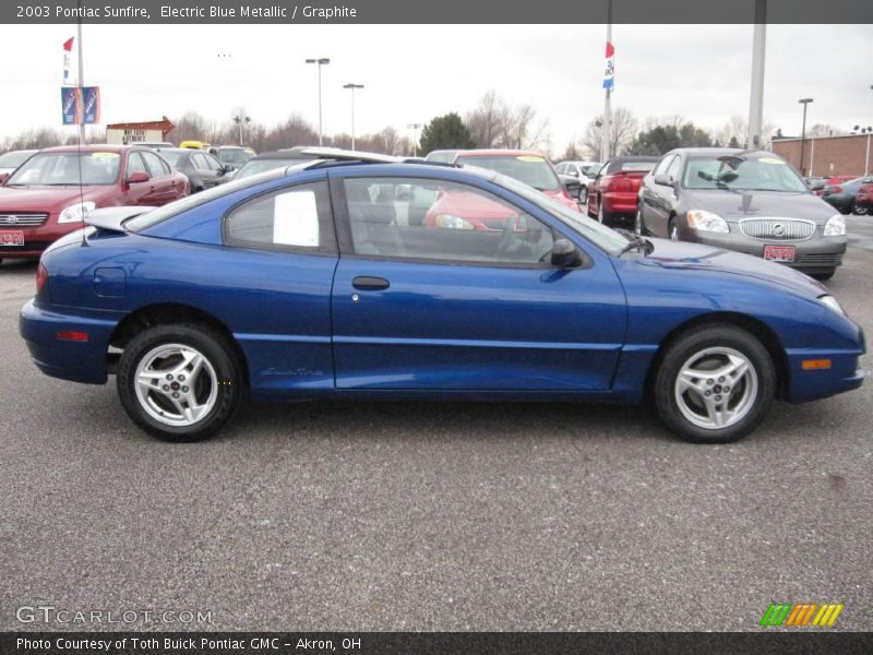 Electric Blue Metallic / Graphite 2003 Pontiac Sunfire