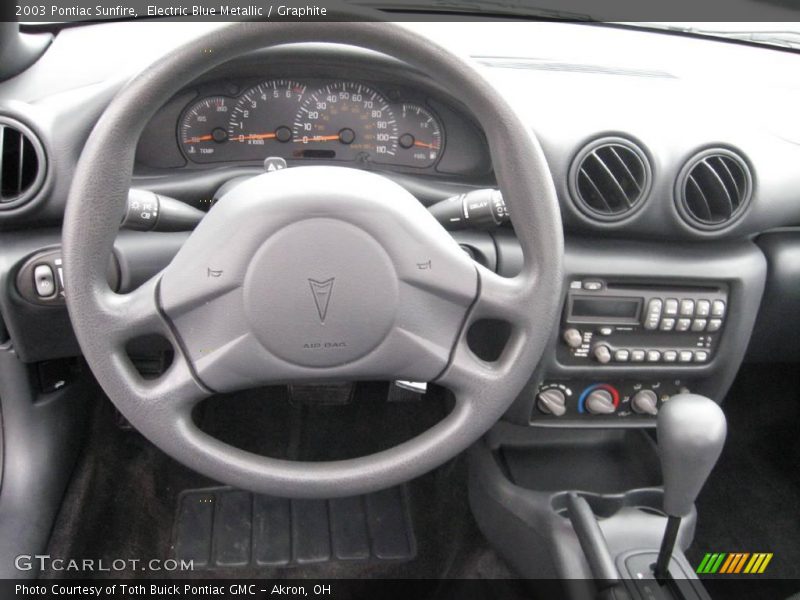 Electric Blue Metallic / Graphite 2003 Pontiac Sunfire