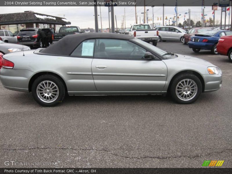 Satin Jade Pearl / Dark Slate Gray 2004 Chrysler Sebring Touring Convertible