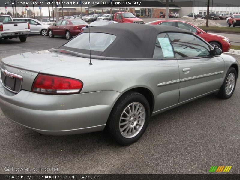 Satin Jade Pearl / Dark Slate Gray 2004 Chrysler Sebring Touring Convertible