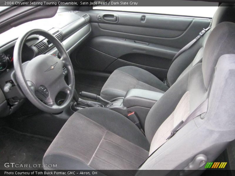 Satin Jade Pearl / Dark Slate Gray 2004 Chrysler Sebring Touring Convertible