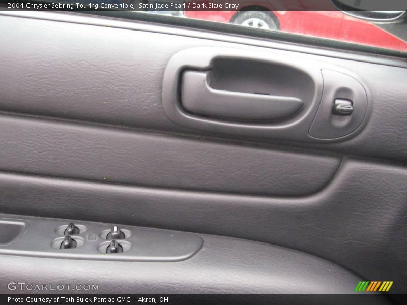 Satin Jade Pearl / Dark Slate Gray 2004 Chrysler Sebring Touring Convertible