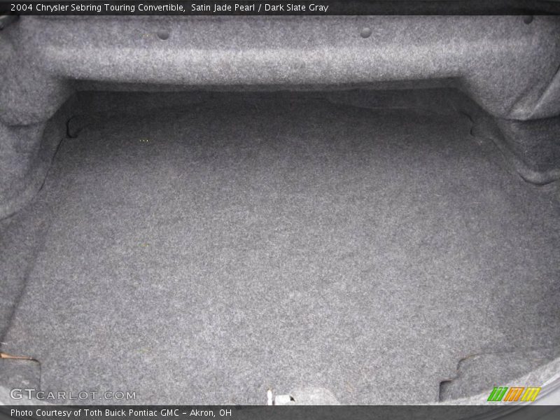 Satin Jade Pearl / Dark Slate Gray 2004 Chrysler Sebring Touring Convertible