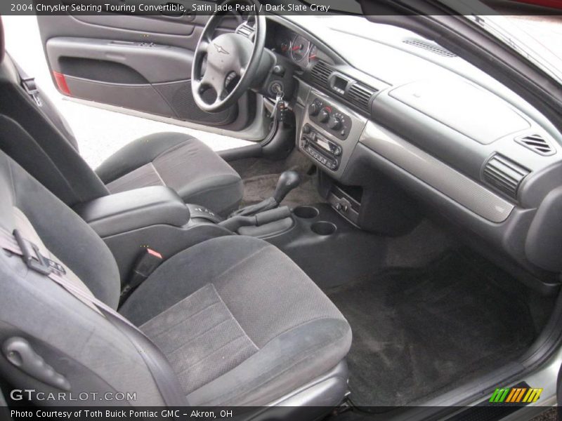 Satin Jade Pearl / Dark Slate Gray 2004 Chrysler Sebring Touring Convertible