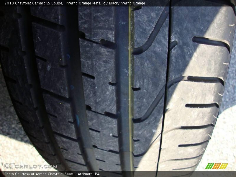 Inferno Orange Metallic / Black/Inferno Orange 2010 Chevrolet Camaro SS Coupe