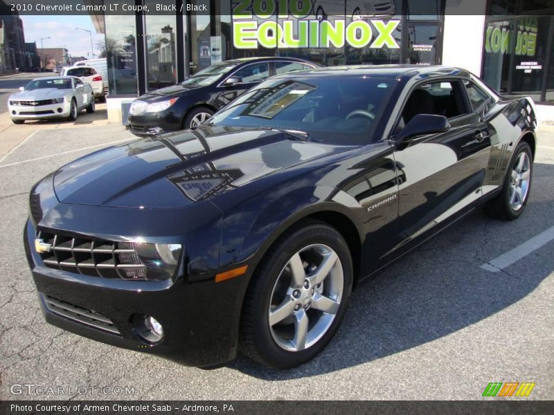 Black / Black 2010 Chevrolet Camaro LT Coupe