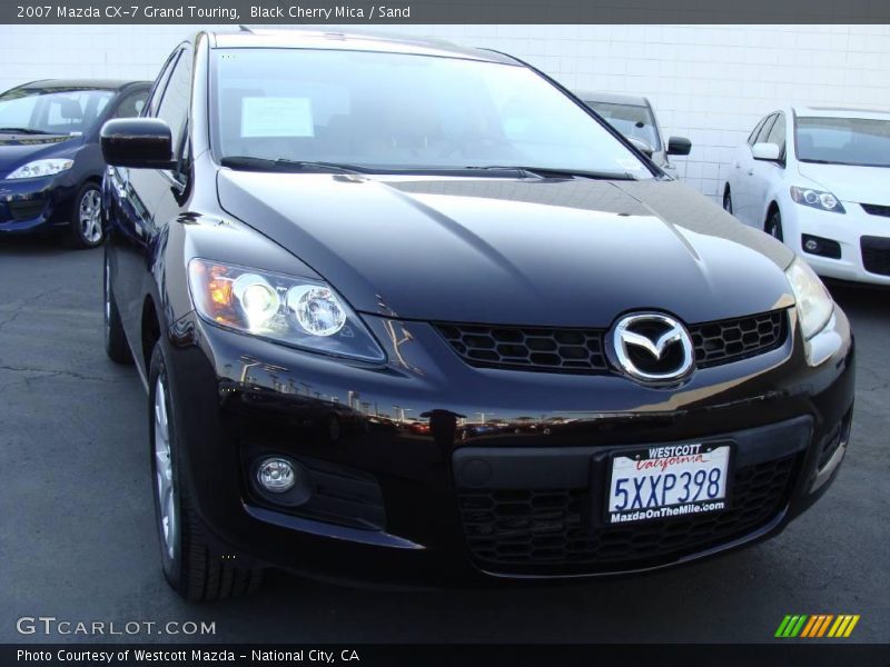 Black Cherry Mica / Sand 2007 Mazda CX-7 Grand Touring